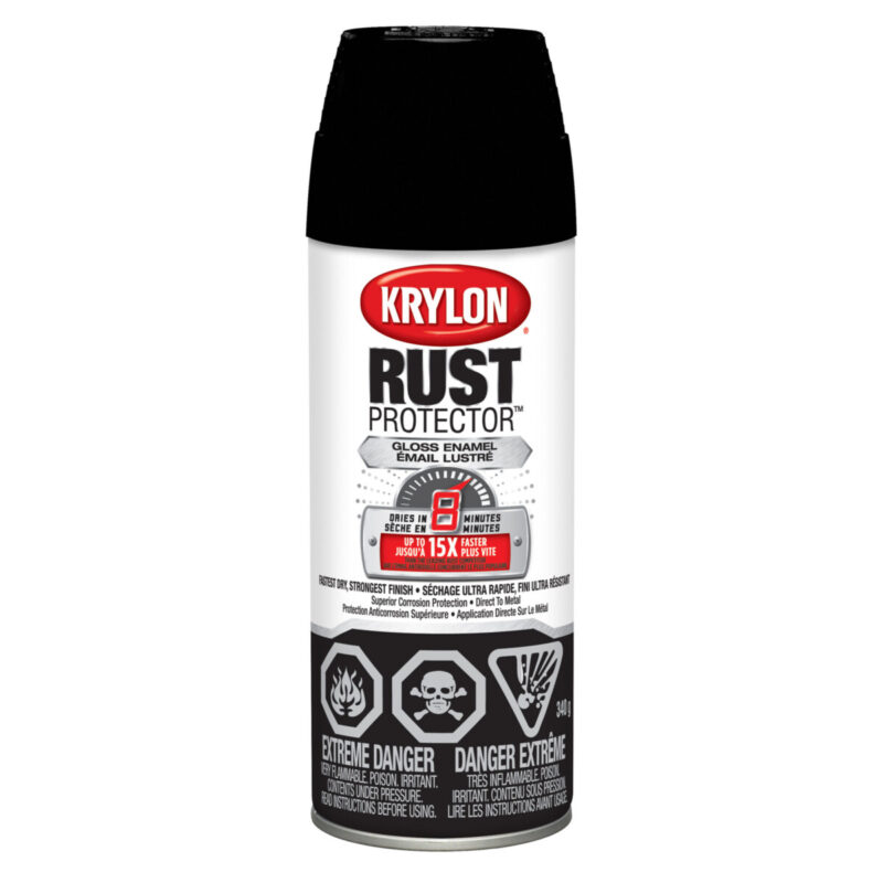 Krylon Rust Protector Enamel, Grey Primer, 340 g